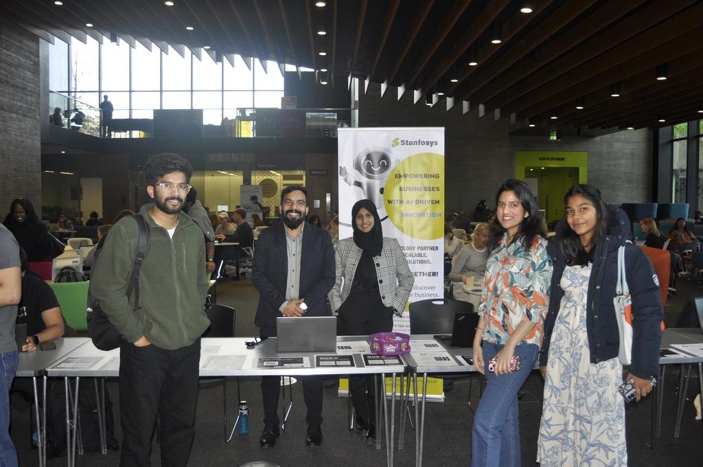 Attendees exploring startup booths at Brookes Union Startup Fair